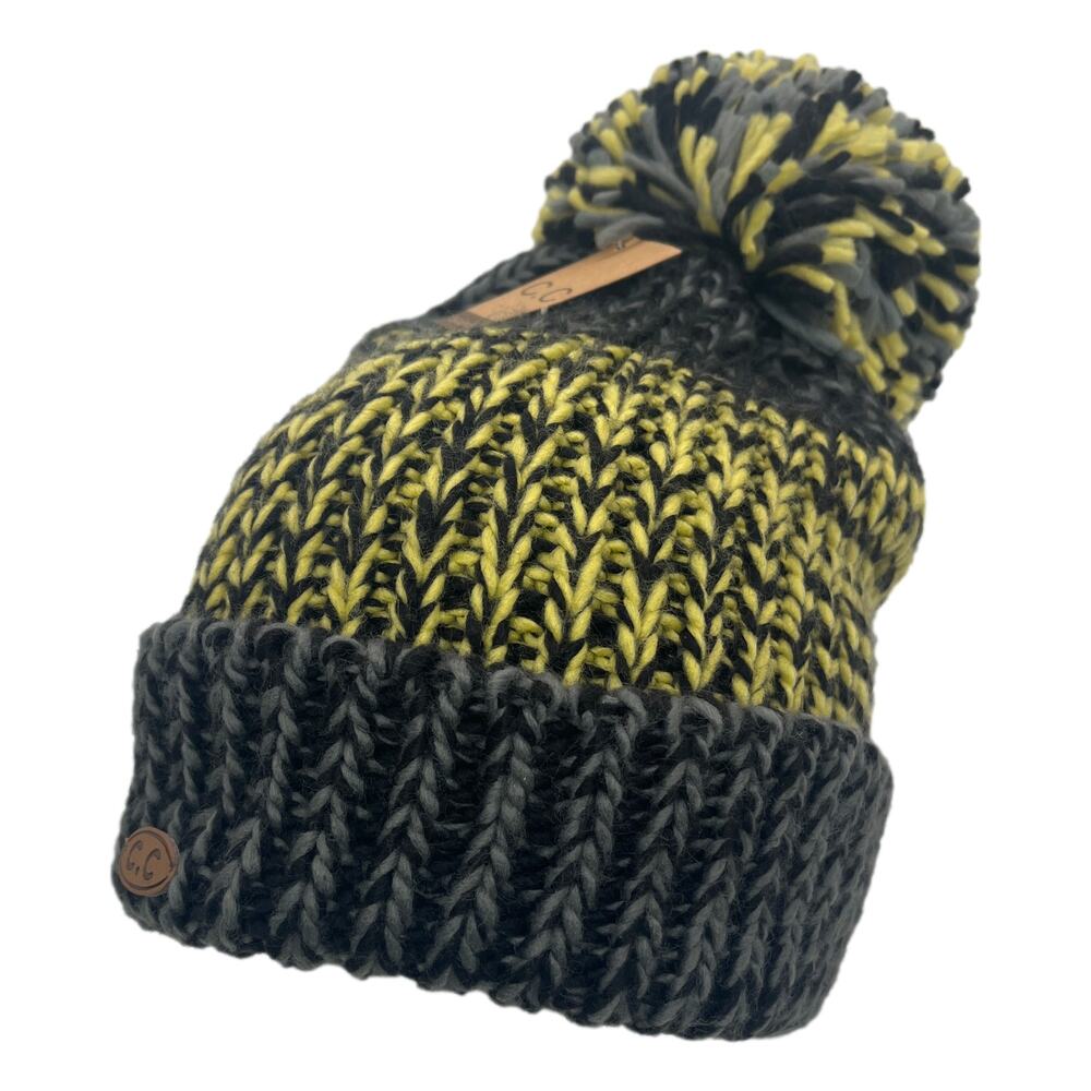 CC Exclusives Knit Thick Warm Soft POM Winter Beanie Ski Cap Snowboard Hat